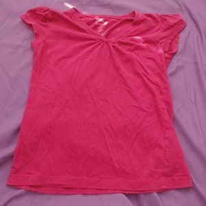 Hot Pink Y2k Baby Tee With Puff Sleeves